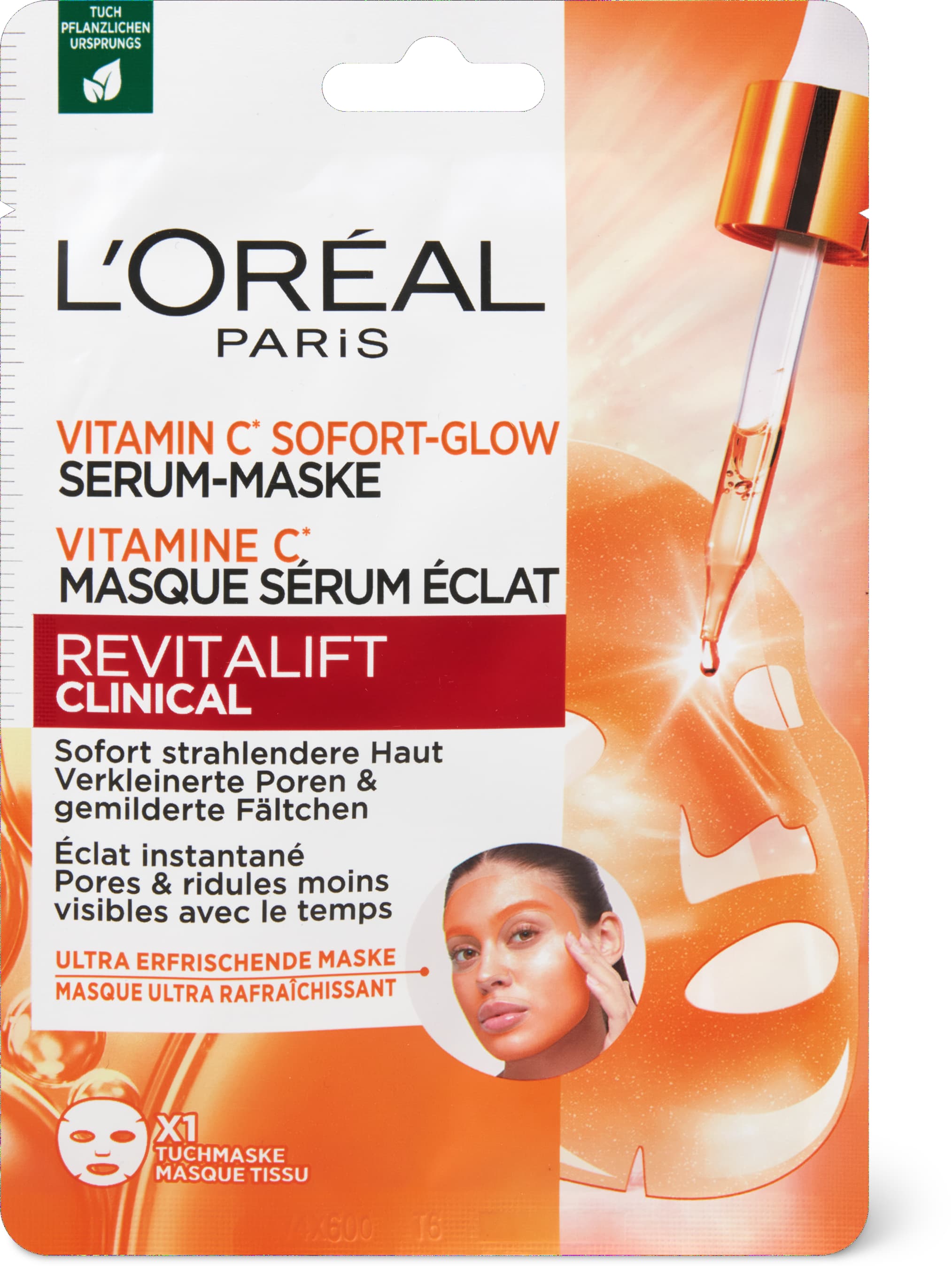 L'Oréal Vitamin C Serum-Maske
